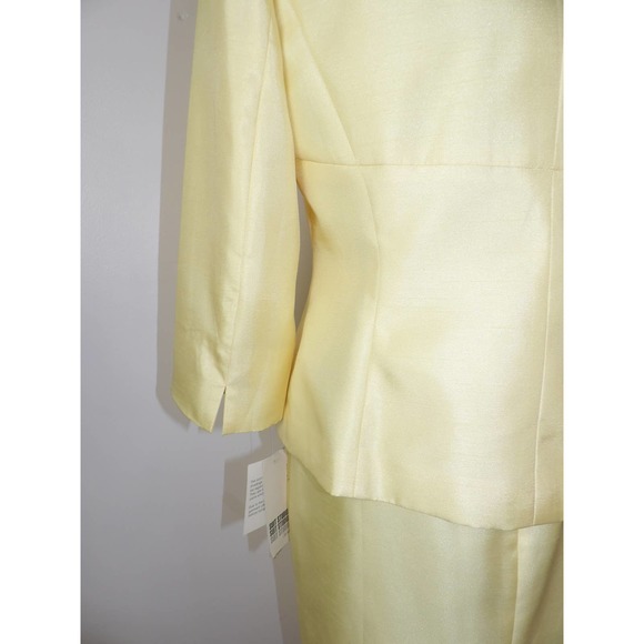 Vintage 80's/90's Classy Yellow Two-Piece Dress Suit / Nwt - Picture 8 of 16